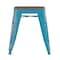 Flash Furniture 4 " Teal Metal Stool with Wood Seat, PK4 ET-BT3503-18-TL-WD-GG - alternate 3